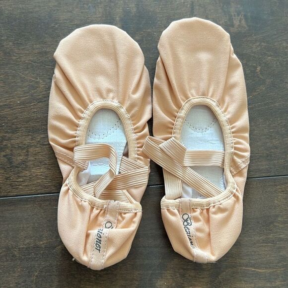 Bezioner Ballet Slippers Canvas Ballet Dance Shoes in Pink Black Split S… - Picture 5 of 9